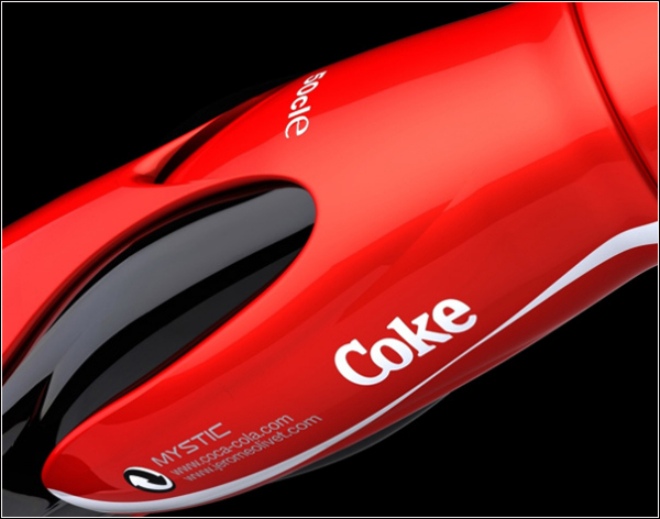 Новый дизайн бутылок газировки компании Coca-Cola
