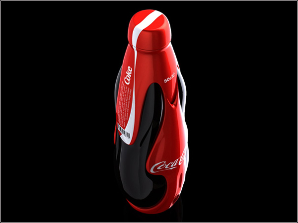 Проект дизайна бутылки Coca-Cola