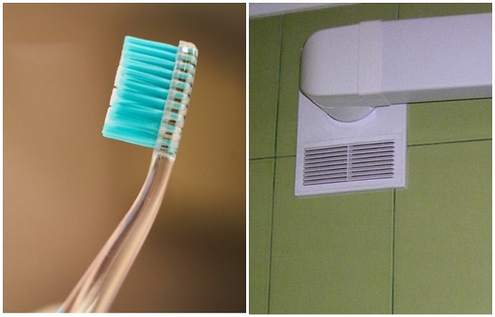 Чистить вентиляцию очень просто, если под рукой есть зубная щетка