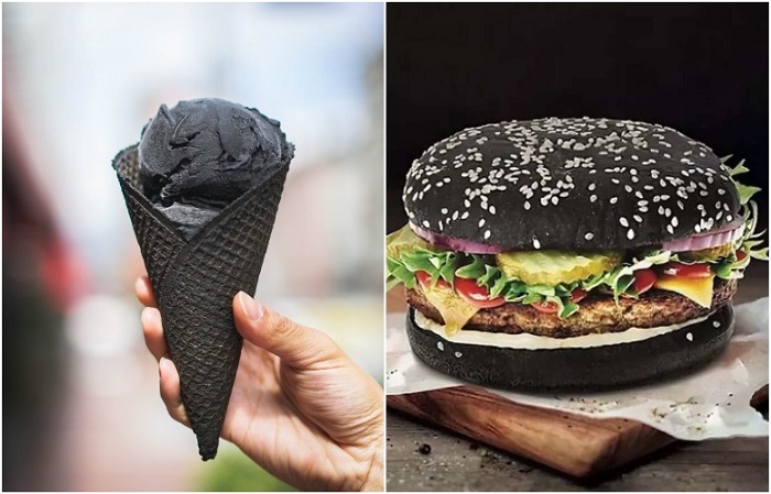 Черное мороженое и бургер были в моде несколько лет назад