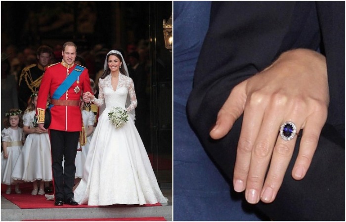 Помолвочное кольцо Кейт Миддлтон уменьшили накануне свадьбы