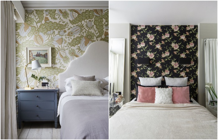 Можно заполнить всю стену или частично