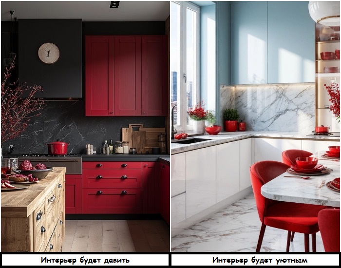 Добавьте в интерьер красных акцентов