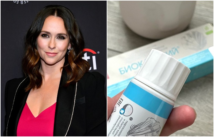 Дженнифер подсушивает зубной пастой прыщи Дженнифер подсушивает зубной пастой прыщи