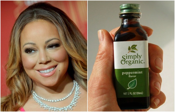 Мэрайя использует экстракт мяты для увеличения губ Мэрайя использует экстракт мяты для увеличения губ