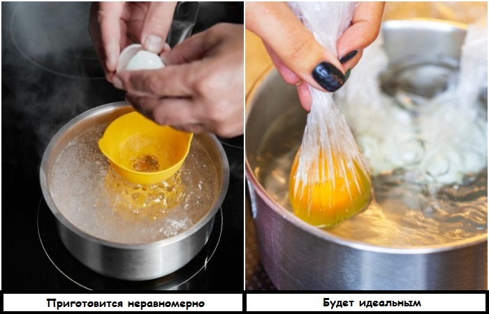 Вместо силиконовой формы используйте пищевую пленку