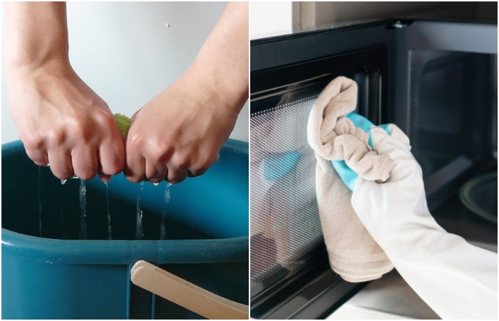 Тряпку надо хорошо отжимать. / Фото: express.co.uk Тряпку надо хорошо отжимать. / Фото: express.co.uk