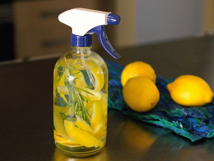 Из лимона и уксуса получается эффективный спрей. / Фото: build-experts.ru