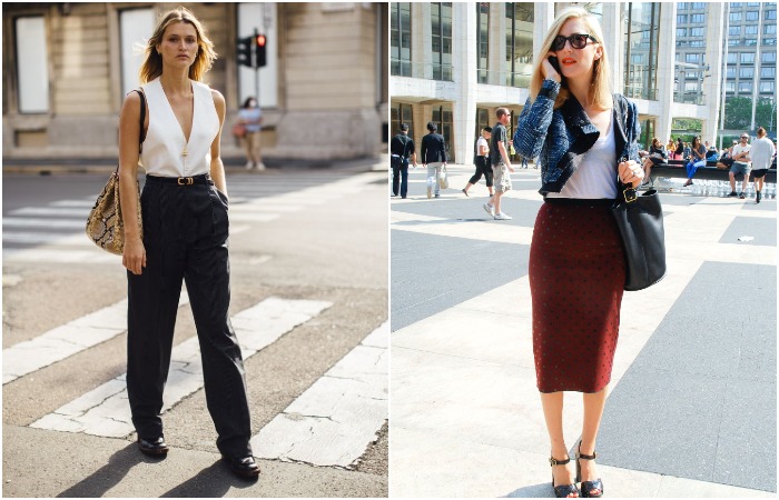 Выбирайте брюки и юбку с высокой посадкой Выбирайте брюки и юбку с высокой посадкой