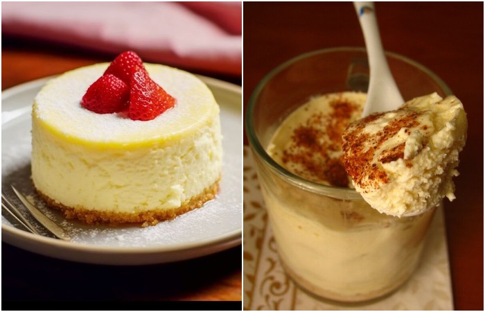 Можно готовить с основой из печенья или без нее Можно готовить с основой из печенья или без нее