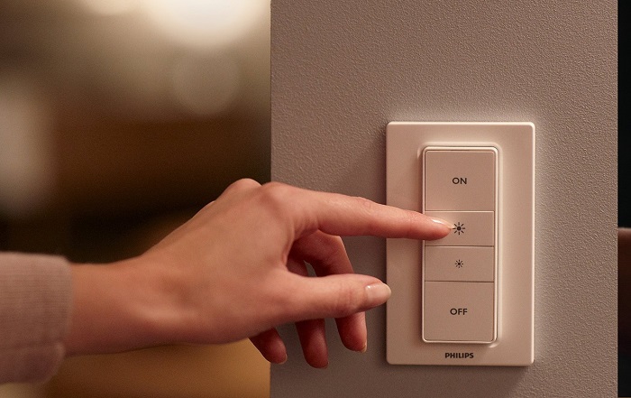 Выключатель способен отключать свет по всей квартире. / Фото: transinteriors.ru