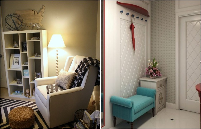 Поставьте кресло или маленькую софу