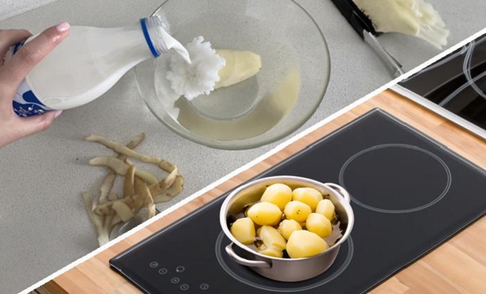 Залейте картофель водой с молоком. / Изображение: дзен-канал technotion