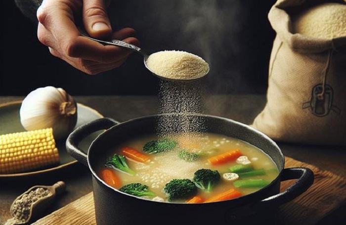 Манная крупа загустит суп. / Изображение: дзен-канал technotion