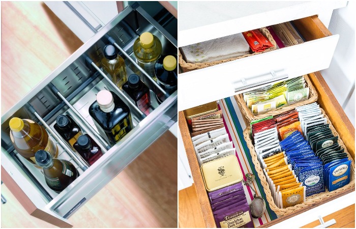 Вместо разделителей можно использовать корзины Вместо разделителей можно использовать корзины