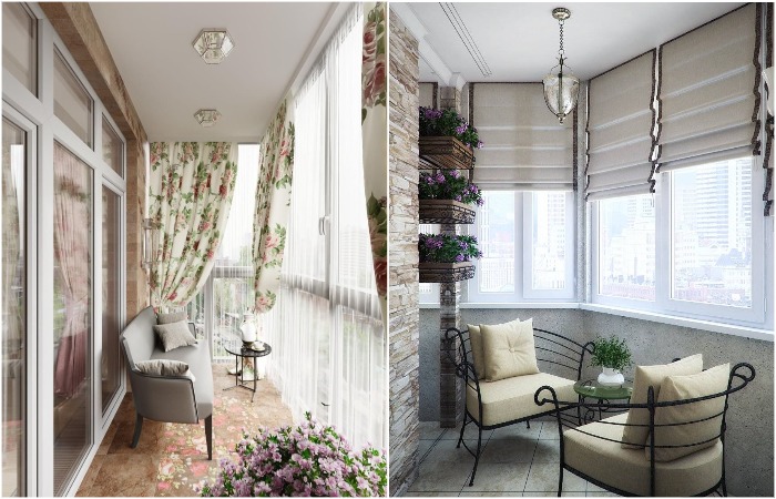 Выбирайте обычные или римские шторы. / Фото: capiton-mebel.ru