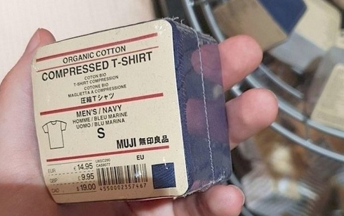 Прессованные хлопковые футболки. / Фото: drivepedia.com