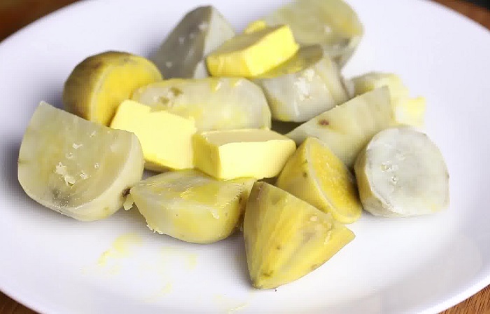 Потемнеть может даже готовый картофель