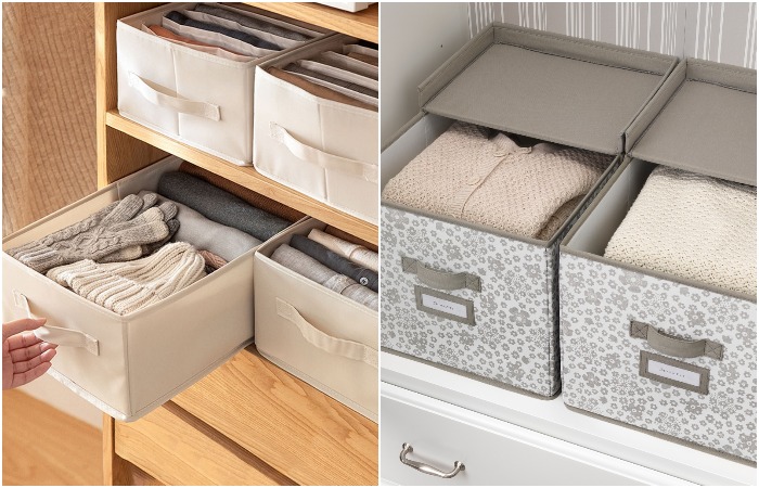 Используйте короба с крышкой и без Используйте короба с крышкой и без