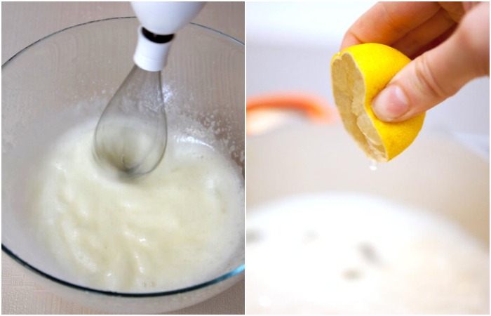 Несколько капель лимонного сока будет достаточно