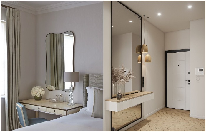 Вешайте зеркала в разных комнатах