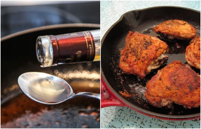 После алкоголя получается вот такая корочка