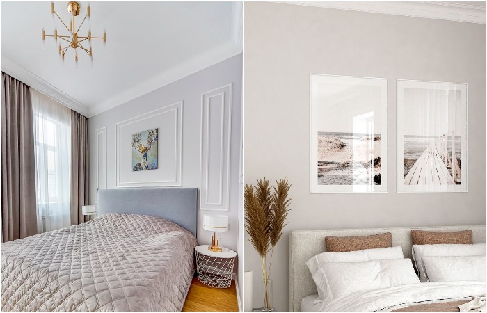 К постерам и картинам можно добавить молдинги