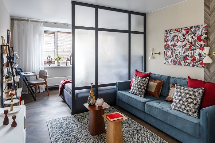 Перегородка не обязательно должна быть полностью прозрачной