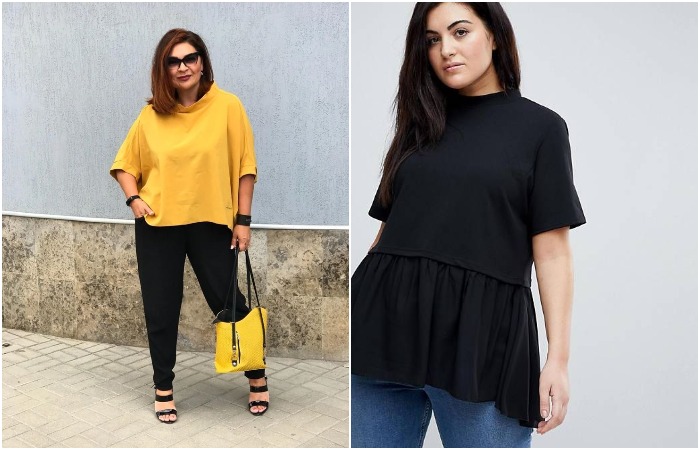 Такие футболки хорошо скрывают полные руки