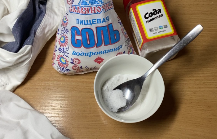 Возьмите обычную пищевую соль