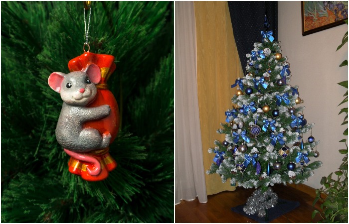 Не украшайте елку в синих тонах и не вешайте фигурки крыс