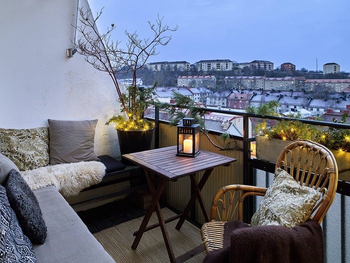 Красивый вид с балкона на город. / Фото: pinterest.com 