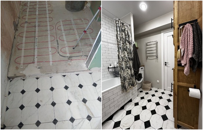 Плитка должна хорошо проводить тепло