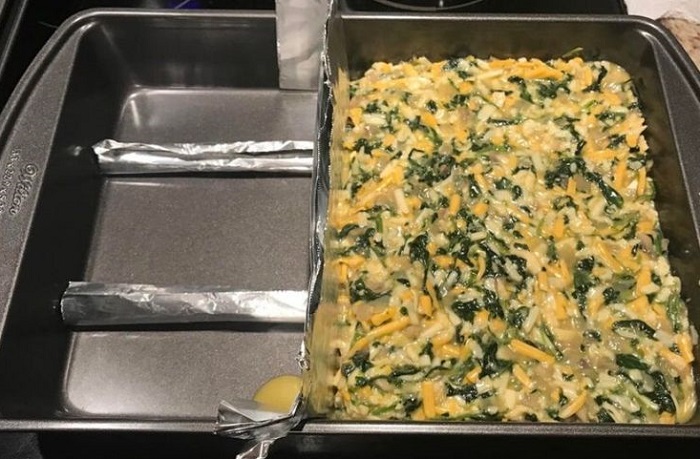 Сделайте бортики из фольги