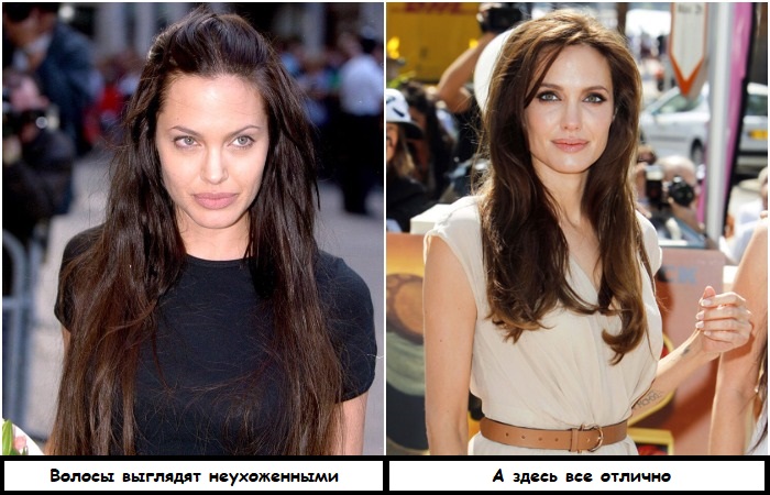 Слишком длинные волосы часто выглядят неухоженно