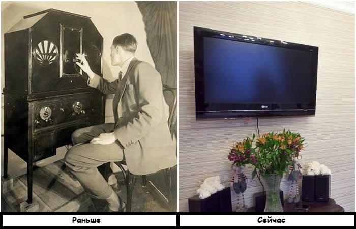 Телевизор раньше и сейчас Телевизор раньше и сейчас