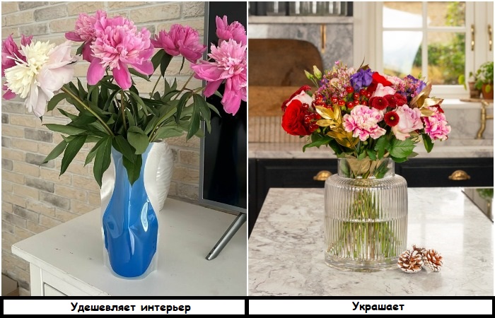 Стеклянная ваза смотрится красиво Стеклянная ваза смотрится красиво