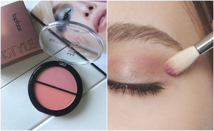 Используйте для нанесения румян кисть Используйте для нанесения румян кисть