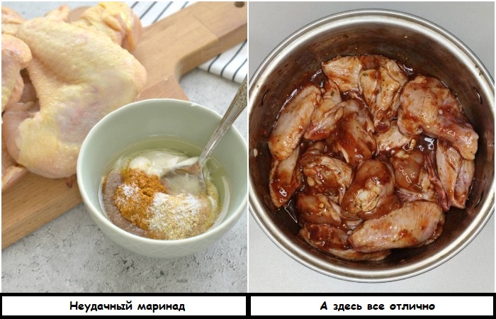 Маринуйте крылья со специями и соевым соусом