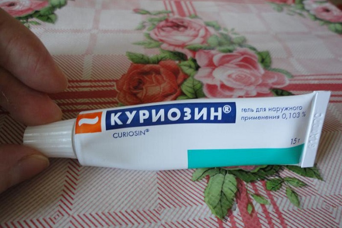 Куриозин выпускается в форме тюбика с гелем. / Фото: sovet-ok.ru