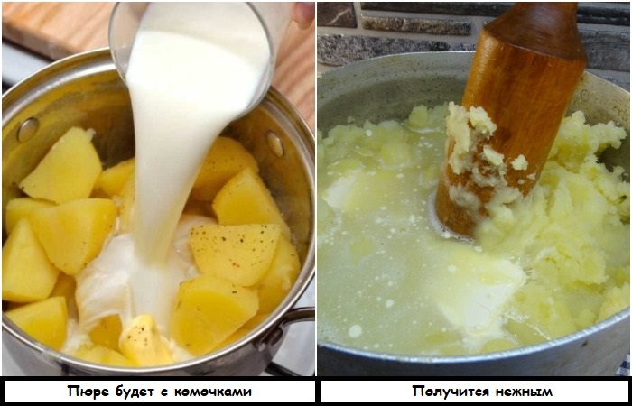 Вместо молока используйте картофельный отвар