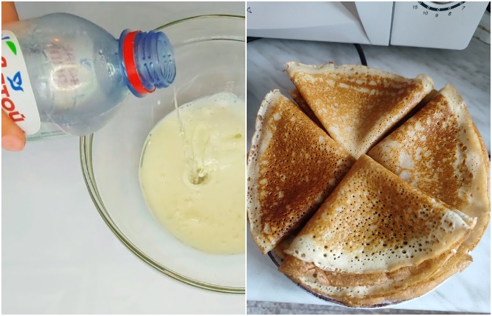 Блины на газировке получаются ажурными Блины на газировке получаются ажурными