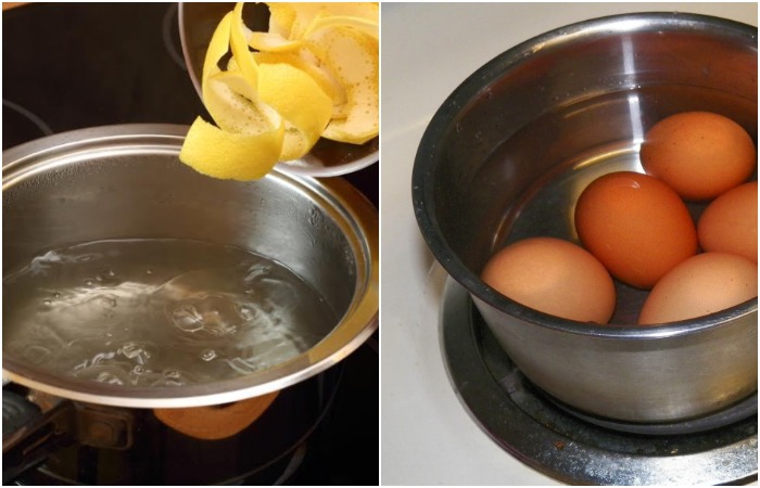 Благодаря лимону, яйца будут лучше чиститься