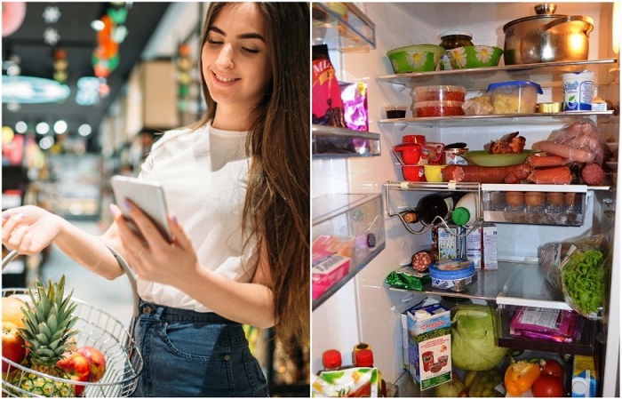Фото холодильника пригодится, если вы будете сомневаться в наличии дома того или иного продукта