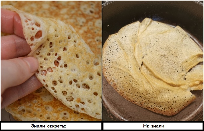Чтобы блины не рвались, нужно знать несколько секретов