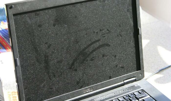 Пыльный экран ноутбука лучше не вытирать бумажным полотенцем. / Фото: anyhost.ru
