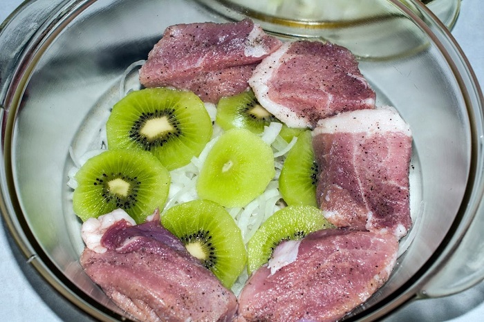 Маринад для мяса с киви