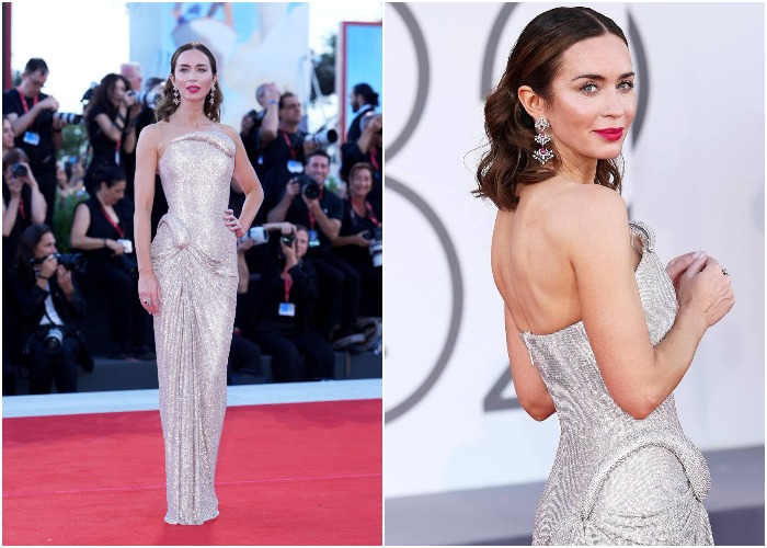 Эмили Блант в Tamara Ralph Couture Эмили Блант в Tamara Ralph Couture