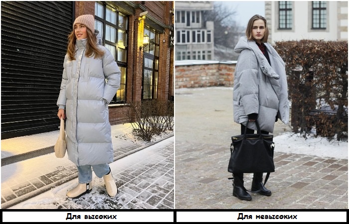 Пуховик чуть ниже бедра – идеальный выбор