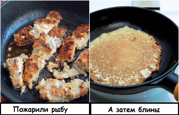 Полезные советы что сделать чтобы блины не прилипали к чугунной сковороде - malino-v.ru